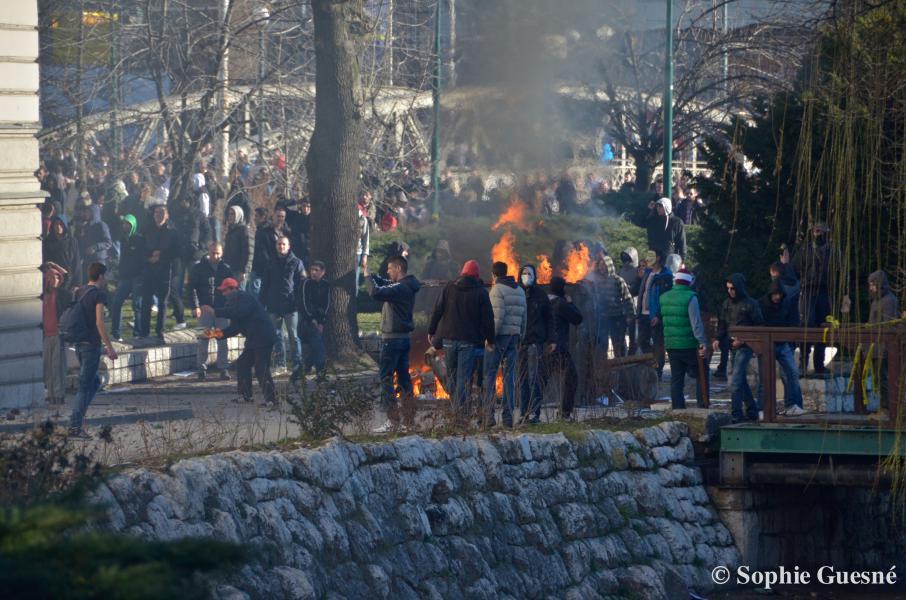 Sarajevo, riots, 7 February 2014