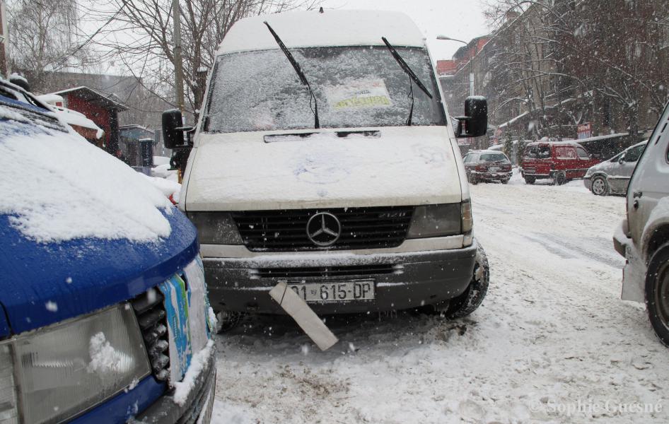 Car plates hidden to travel between Northern Kosovo and Kosovo, Mitrovica, February 2012